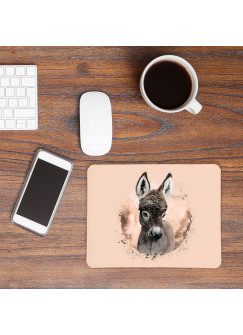 Mousepad mouse pad Mauspad mit süßen Esel Mausunterlage bedruckt für den Schreibtisch mouse pads Tier m66