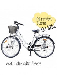 Fahrradaufkleber Sterne Sternchen Set 100 Stück M810