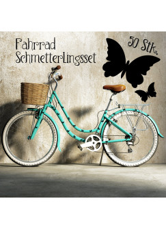 Fahrradaufkleber Schmetterling