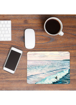 Mousepad mouse pad Mauspad mit Surferin Wellen Wasser Meer Mausunterlage bedruckt für den Schreibtisch mouse pads mp41