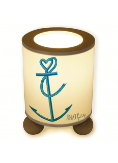 Tischlampe Anker mit Tau Ankerplatz maritim tl012