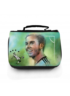 Waschtasche Kosmetiktasche Fussball Fussballer Götze wt103