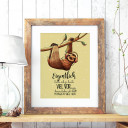 A3 Print Illustration Poster Plakat Faultierplakat Faultierposter Faultier mit Spruch Sprichwort Zitat Eigentlich hatte ich ja heute viel vor… A3 Print illustration poster placard sloth with quote saying actually, I had a lot to do today… p66