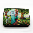 Gefüllte Federtasche Prinzessin im Zauberwald mit Wunschnamen fm038 Filled pencil case princess in magic forest with desired name fm038