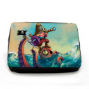 Gefüllte Federtasche Pirat und Octopus mit Wunschnamen filled pencil case pirate and octopus with custom name fm059