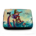 Gefüllte Federtasche Pirat und Octopus mit Wunschnamen filled pencil case pirate and octopus with custom name fm059