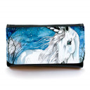 Portemonnaie große Geldbörse Brieftasche Einhorn im Zauberwald gbg030 Wallet big purse billfold unicorn in magical forest gbg030