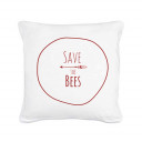 Kissen mit Spruch "Save the Bees" mit Pfeil Pillow with qoute - save the Bees with arrow