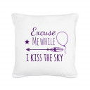 Kissen Spruch Excuse me while... mit Stern Pfeil & Luftballon Pillow saying excuse me while... with Star Arrow & Ballon