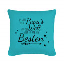 Kissen mit Spruch bester Papa mit Sternen und Pfeil inklusive Füllung pillow with saying best dad with stars and arrow including filling k22