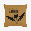 Kissen mit Superheld und Spruch du bist mein Superheld inklusive Füllung Pillow with superhero and saying "you are my superhero" including filling