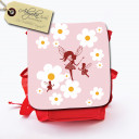 Hauptbild Rucksack Kinderrucksack Kindergartentasche Kindertasche Tasche Feen Elfen mit Gänseblümchen und Wunschnamen kids backpack kindergarden bag child bag elves fairies with daisies and desired name kgn020