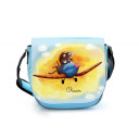 Kindergartentasche Kindertasche Umhängetasche Schultertasche Tasche Flugzeug im Sommerabend mit Wunschnamen kindergarten bag children bag shoulder bag airplane in summer evening with custom name kgt24