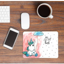 Mousepad Mouse Pad Mausunterlage mit Einhorn Wolke und Spruch weil du toll bist Mousepad mouse pad with unicorn cloud and quote saying beacause you're great mp23_H.jpg