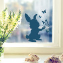 Fensterbild Hase