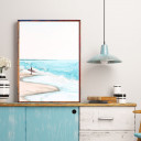 Wandbild a3 surfen