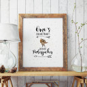 A3 Print Illustration Poster Plakat Eulchen Eule mit Spruch Oma's sind wie Mama's nur mit Puderzucker A3 Print illustration poster placard owl with quote saying grandma's are like mama's only with powdered sugar p54