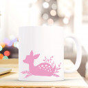 Tasse Becher Kaffeetasse Kaffeebecher Kindertasse Kinderbecher Rehkitz Rehlein liegendes Reh im Gras cup mug children cup children mug coffee cup coffee mug little deer fawn lying in the grass ts416