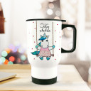 Thermobecher Thermotasse Thermosflasche Becher Tasse Kaffeebecher Einhorn mit Spruch man muss das Leben schaukeln thermo cup unicorn on swing with quote you have to rock your life tb071.jpg