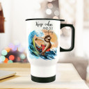 Thermobecher Thermotasse Thermosflasche Becher Tasse Faultier Surfer mit Spruch keep calm and go surfing thermo cup sloth surfer with quote saying keep calm and go surfing tb077.jpg