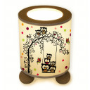 Hauptbild Tischlampe Eule auf Schaukel Konfetti table lamp owl on swing confetti