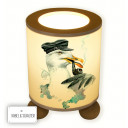 Hauptbild Tischlampe Kaptain Möwe Heinrich Wunschname table lamp captain seagull Heinrich desired name
