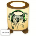 Tischlampe Koala mit Kopfhörer table lamp koala with headphones tl028