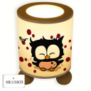 Tischlampe Eulchen Eule mit Punkten table lamp owl with points tl038