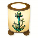 Tischlampe Anker mit Tau maritim tl041 table lamp anchor with rope maritime tl041