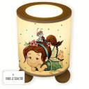 Lampe Tischlampe Nachttischlampe Kinderlampe Schlummerlampe mit Schalter Fee Elfe mit Marienkäfer und Punkten table lamp elf fairy with ladybugs and dots tl070.jpg