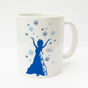 Tasse Becher Kaffeetasse Kaffeebecher Kindertasse Kinderbecher Schneeflocken Schneekristalle und Schneekönigin mit Wunschnamen in blau cup mug kids cup kids mug coffee cup coffee mug snowflakes snow crystals and snow queen with desired name in blue ts167