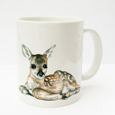 Tasse Becher Kaffeetasse Kaffeebecher Kindertasse Kinderbecher Reh Rehkitz Bambi cup mug kids cup kids mug coffee cup coffee mug deer fawn bambi ts176