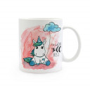 Tasse Becher Kaffeetasse Kaffeebecher Kindertasse Kinderbecher Einhorntasse Einhorn mit Wolke und Spruch weil du toll bist cup mug children cup children mug coffee cup coffee mug unicorn with cloud saying because you're great ts300