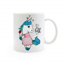 Tasse Becher Kindertasse Kinderbecher Kaffeetasse Kaffeebecher Einhorntasse Einhornbecher Einhorn mit Blume Herzen und Spruch Weil du toll bist cup mug coffee cup coffee mug children cup children mug unicorn with flower hearts and saying because you are g