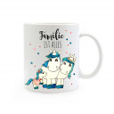 Tasse Becher Kindertasse Kinderbecher Kaffeetasse Kaffeebecher Einhorntasse Einhörner Einhorn Familie mit Spruch Familie ist alles cup mug coffee cup coffee mug children cup children mug unicorns unicorn family with saying family is everything ts371