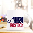 Becher Tasse Kaffeetasse Kaffeebecher Maritim mit Anker und Spruch Ahoi Rostock Cup mug maritim with anchor and quote saying Rostock ahoy ts418_H.jpg