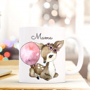 Becher Tasse Kaffeetasse Kaffeebecher Reh Rehkitz mit Luftballon und Spruch Mama Cup mug coffee mug deer fawn with balloon and quote saying mama ts426_H.jpg