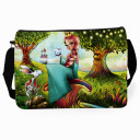 Schultertasche Schultasche Tasche Prinzessin im Zauberwald satchel sling bag school bag princess in magic forest tsu02