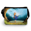 Schultertasche Schultasche Tasche Märchen Sterntaler Mädchen im Wald mit Wunschnamen satchel sling bag school bag fairy-tale star money girl in forest with desired name tsu8