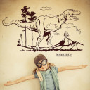 Wandtattoo-Dinosaurier-T-Rex