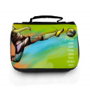 Waschtasche Waschbeutel Kulturbeutel Kosmetiktasche Reisewaschtasche Fussball Fussballer wt106 Washbag toilet bag sponge bag cosmetics bag travel washbag football soccer wt106