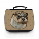 Waschtasche Waschbeutel Kulturbeutel Kosmetiktasche Reisewaschtasche Harry Otter mit Brille Washbag toilet bag sponge bag cosmetics bag travel washbag Harry Otter with glasses wt152