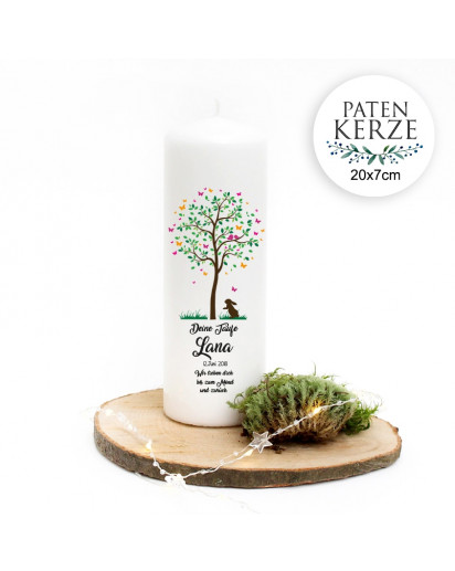 Taufkerze Mit Personalisiertem Namen - Handgemacht In Deutschland